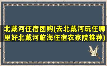 北戴河住宿团购(去北戴河玩住哪里好北戴河临海住宿农家院推荐)