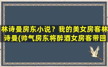 林诗曼房东小说？我的美女房客林诗曼(帅气房东将醉酒女房客带回家)